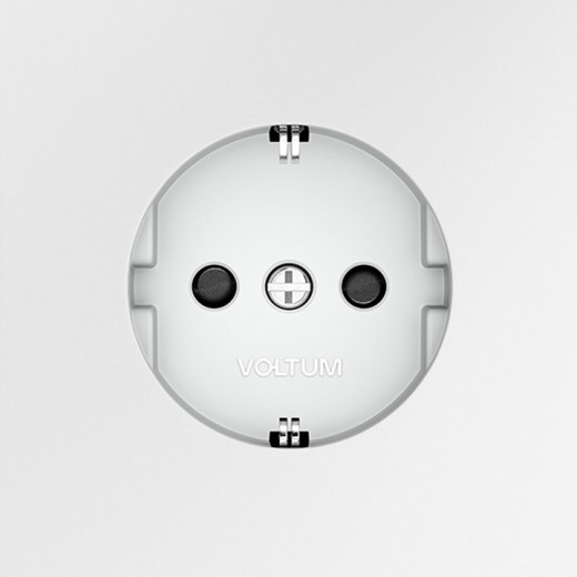 Розетка с заземлением и со шторкой, без рамки Voltum S70 VLS040202