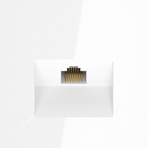 Розетка Ethernet RJ-45 без рамки Voltum S70 VLS060101