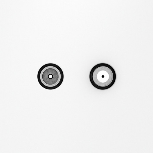 ТВ-розетка и SAT-розетка оконечная без рамки Voltum S70 VLS060402