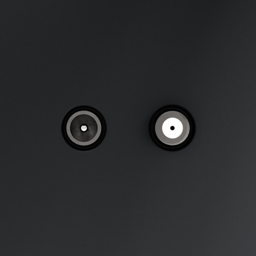 ТВ-розетка и SAT-розетка оконечная без рамки Voltum S70 VLS060407