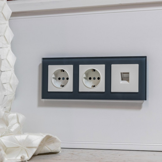 Розетка Ethernet RJ-45 без рамки Werkel белый W1181001