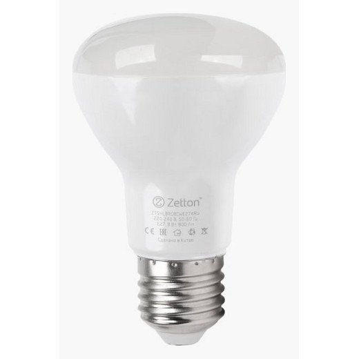 Лампа светодиодная с управлением через Wi-Fi Zetton Smart Wi-Fi Bulb E27 8Вт 6500K ZTSHLBRGBCWE274RU
