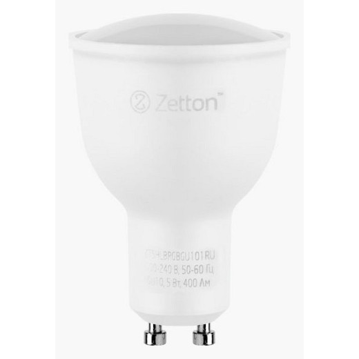Лампа светодиодная с управлением через Wi-Fi Zetton Smart Wi-Fi Bulb GU10 5Вт 6500K ZTSHLBRGBGU101RU
