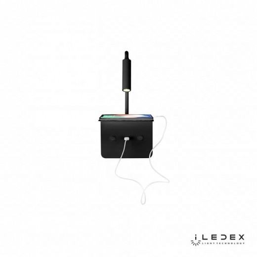 Бра с полкой iLedex Support 7031C BK
