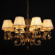 Подвесная люстра Abrasax Sylvia L.8110-8BR CRISTAL-SHADE