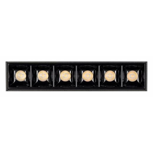 Встраиваемый светильник Arlight MAG-LASER-45-L160-6W Warm3000 (BK, 15 deg, 24V) 026935