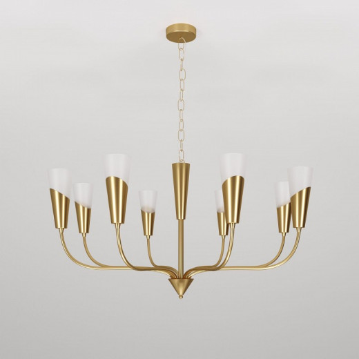 Подвесная люстра Eurosvet Rhyton 60167/8 латунь