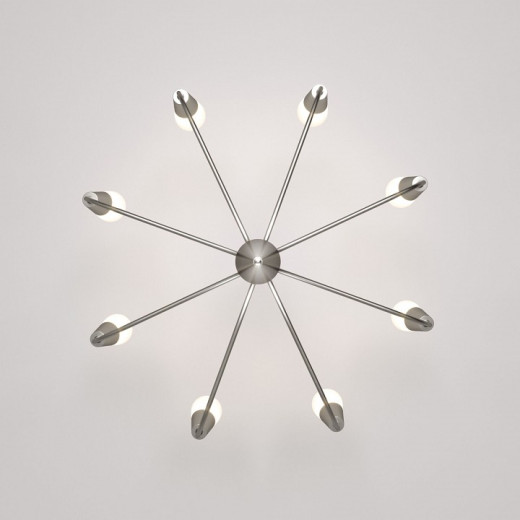 Подвесная люстра Eurosvet Rhyton 60167/8 никель