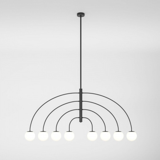 Люстра на штанге Eurosvet Cenacolo 30179/8 черный