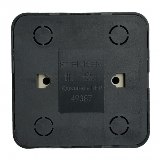Выключатель одноклавишный Stekker София 49387