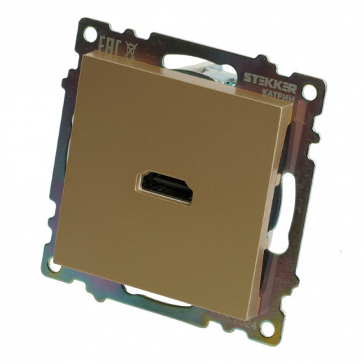 Розетка HDMI без рамки Stekker Катрин 50060