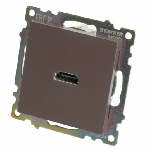 Розетка HDMI без рамки Stekker Катрин 50064