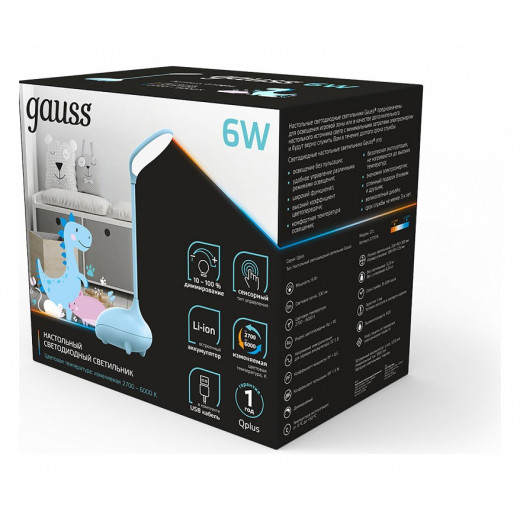 Настольная лампа декоративная Gauss Qplus GT7016