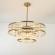 Люстра на штанге Imperiumloft RH Marais Round Chandelier D80 40,2668