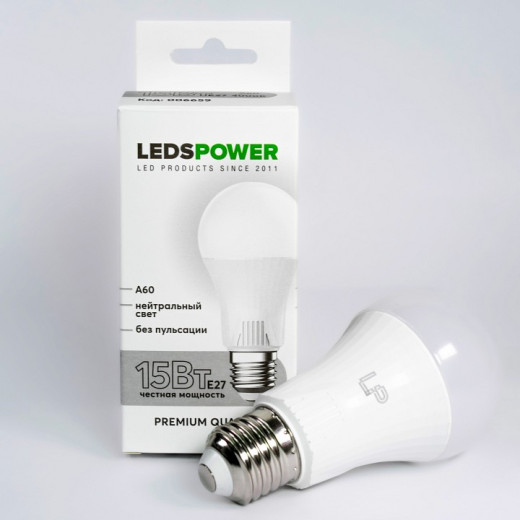 Лампа светодиодная LEDS POWER A60 006659