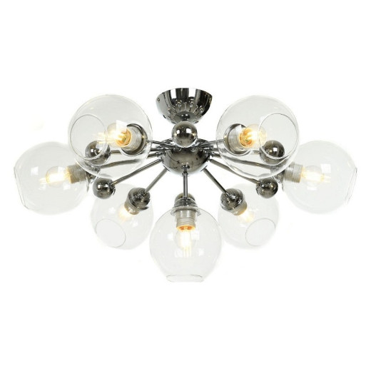 Люстра на штанге LUMINA DECO Devoli LDC 8040-7 CHR+PR