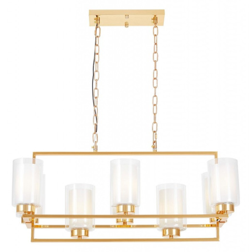 Подвесная люстра LUMINA DECO Lino LDP 1239-8 F.GD