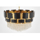 Подвесная люстра LUMINA DECO MOLINA LDP 7045-600 BK+GD