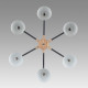 Люстра на штанге Lumion Colange 8096/6C