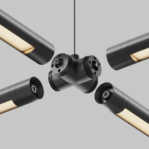 Соединитель X-образный для треков Maytoni  CA017TX-B