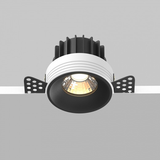 Встраиваемый светильник Maytoni Round DL058-12W3K-TRS-B