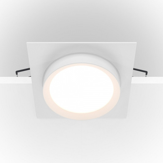 Встраиваемый светильник Maytoni Hoop DL086-GX53-SQ-W