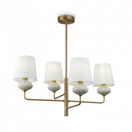 Люстра на штанге Freya Ceramics FR2029PL-04BS