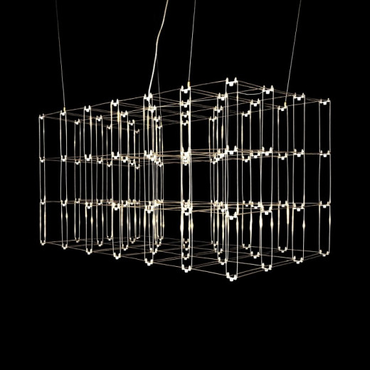 Подвесная люстра O-LUCE Cosmic Glass ячейка 20*20 см 11787611-2