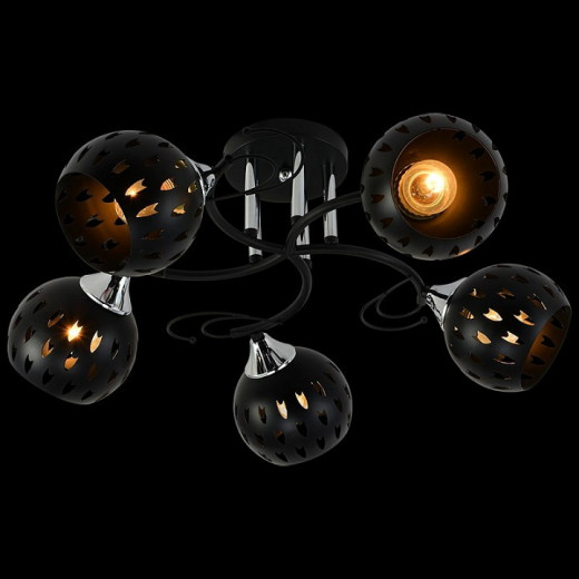 Потолочная люстра 01314-0.3-05 BK+CR