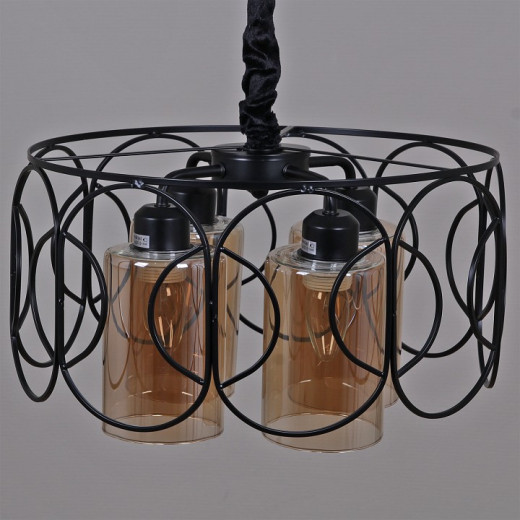 Подвесная люстра 03883-0.4-04 BK