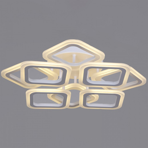 Потолочная люстра 05104-0.3-4+4 WH