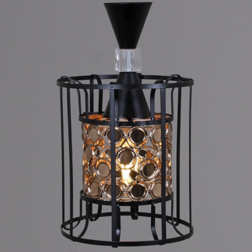 Подвесной светильник 05402-0.9-01 BK+GD