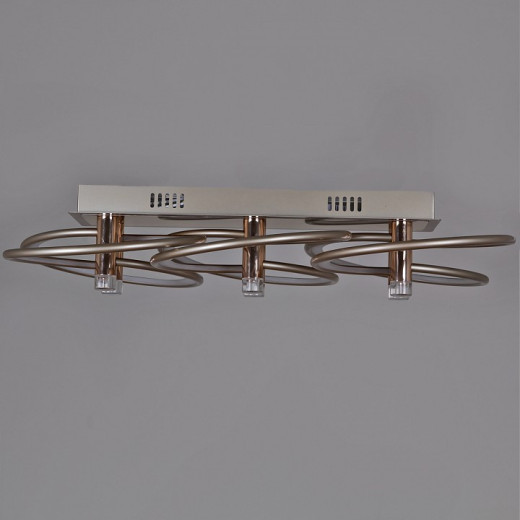 Потолочная люстра 09253-0.3-6S Champaign silver