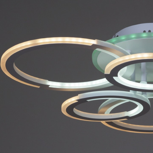 Потолочная люстра 9820 09820-3.3-3+3A WH (RGB)