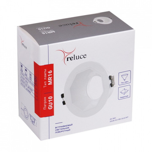 Встраиваемый светильник 16128-9.0-001 GU10 WT