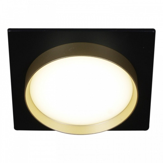 Встраиваемый светильник 53005 53005-9.0-001LD GX53 BK+GD