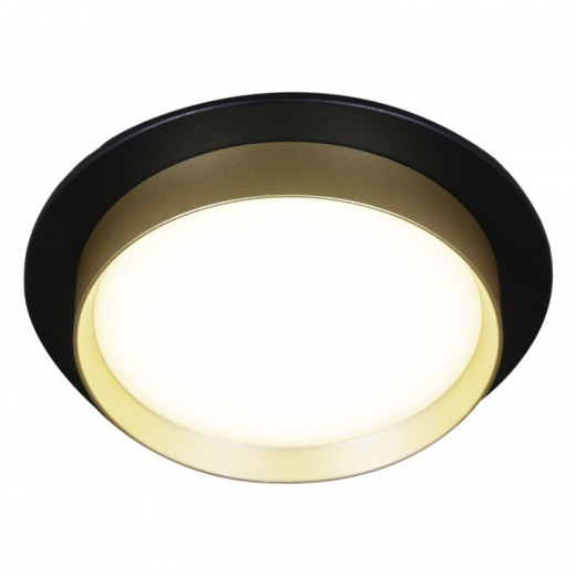 Встраиваемый светильник  53005-9.0-001RLD GX53 BK+GD