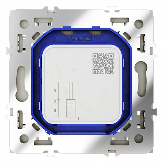 ТВ-розетка и SAT-розетка оконечная без рамки Voltum S70 VLS060405