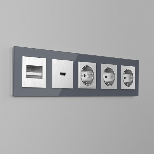 Рамка на 2 поста Werkel Favorit (серый) W0021115