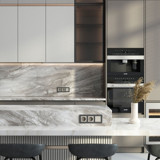 Розетка с заземлением, без рамки Werkel дымчатый W1271004