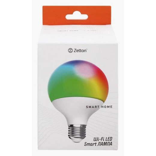 Лампа светодиодная с управлением через Wi-Fi Zetton Smart Wi-Fi Bulb E27 10Вт 2700-6500K ZTSHLBRGBCWE271RU