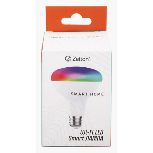 Лампа светодиодная с управлением через Wi-Fi Zetton Smart Wi-Fi Bulb E27 8Вт 6500K ZTSHLBRGBCWE274RU
