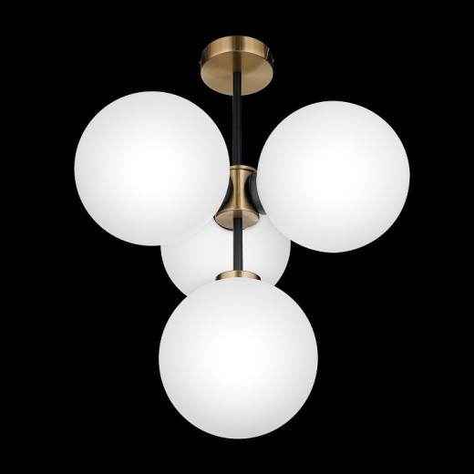 Люстра на штанге 33 идеи S32WH CHN800S.04.17ABL.ASB-S32WH