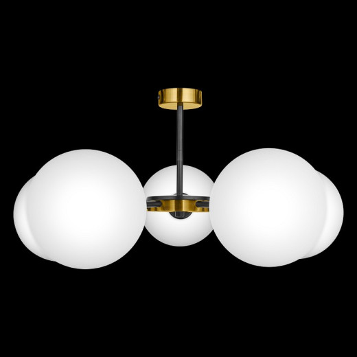 Люстра на штанге 33 идеи S32WH CHN800S.05.17BL.PA-S32WH