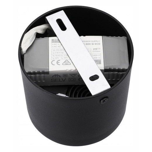 Накладной светильник iLedex Technical Metrica 113-12W-D100-4000K-24DG-BK