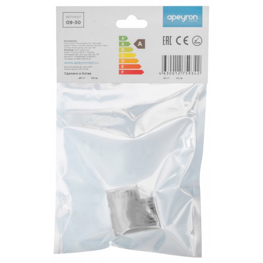 Соединитель угловой L-образный для модульных светильников Apeyron Electrics  09-30