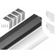 Профиль накладной угловой внутренний Ambrella Light GP GP2100BK