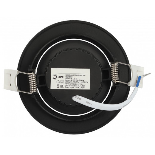 Встраиваемый светильник Эра  KL LED 25A-5 4K BK