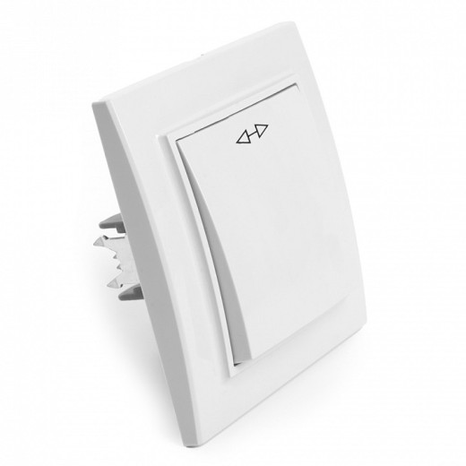 Выключатель одноклавишный Stekker Эрна 39925