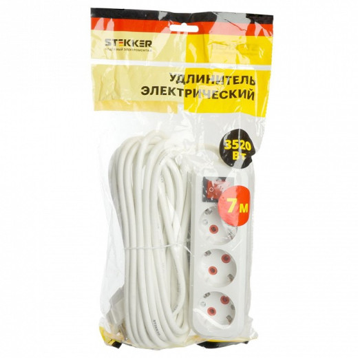 Удлинитель с выключателем Stekker Home 49356